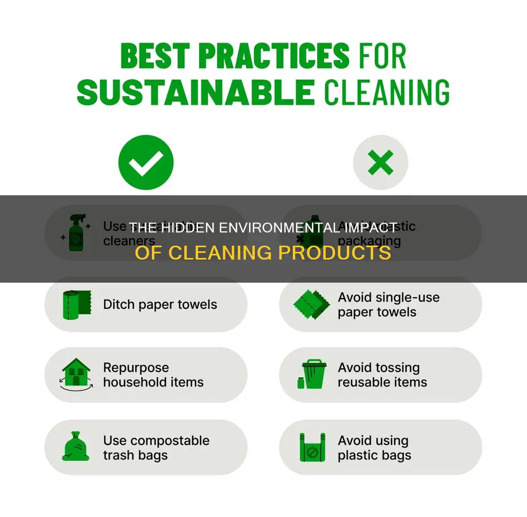 what does cleaning supplies have to cause pollution