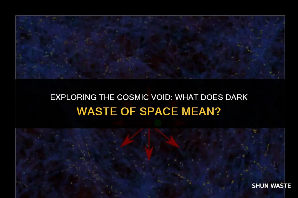what does dark waste of space mean