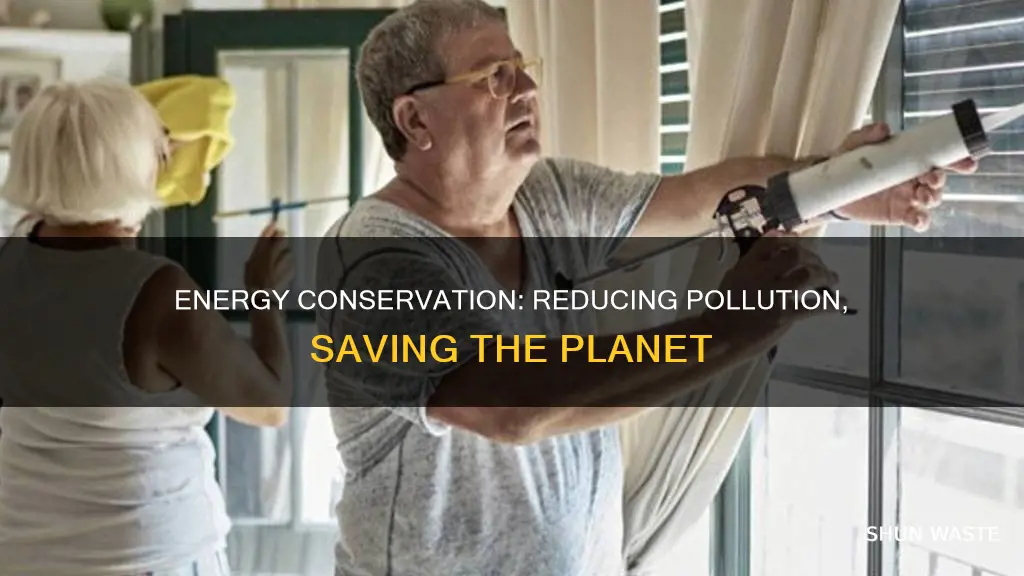 what does energy conservation have to do with pollution