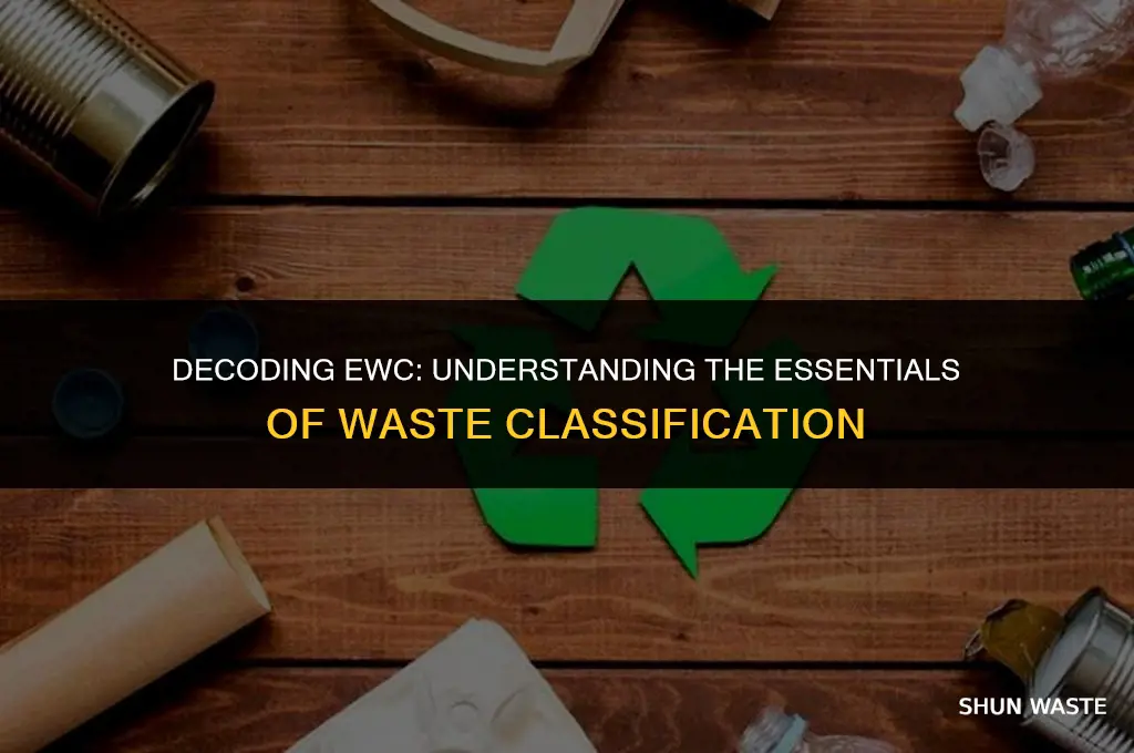 what does ewc stand for in waste