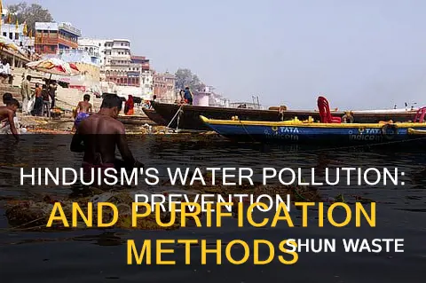 what does hinduism due in response to water pollution