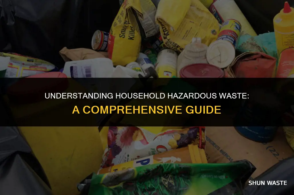 what does household hazardous waste mean