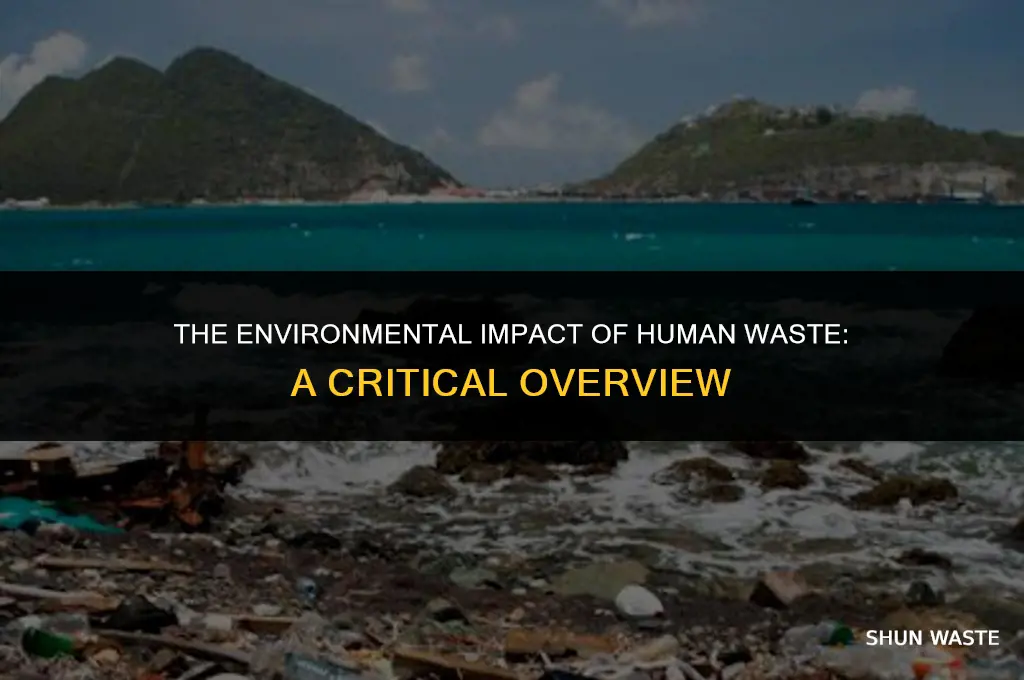 what does human waste do to the environment