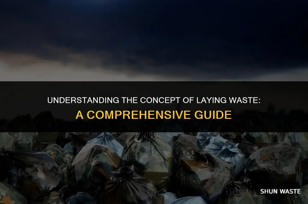 what does it mean to lay waste
