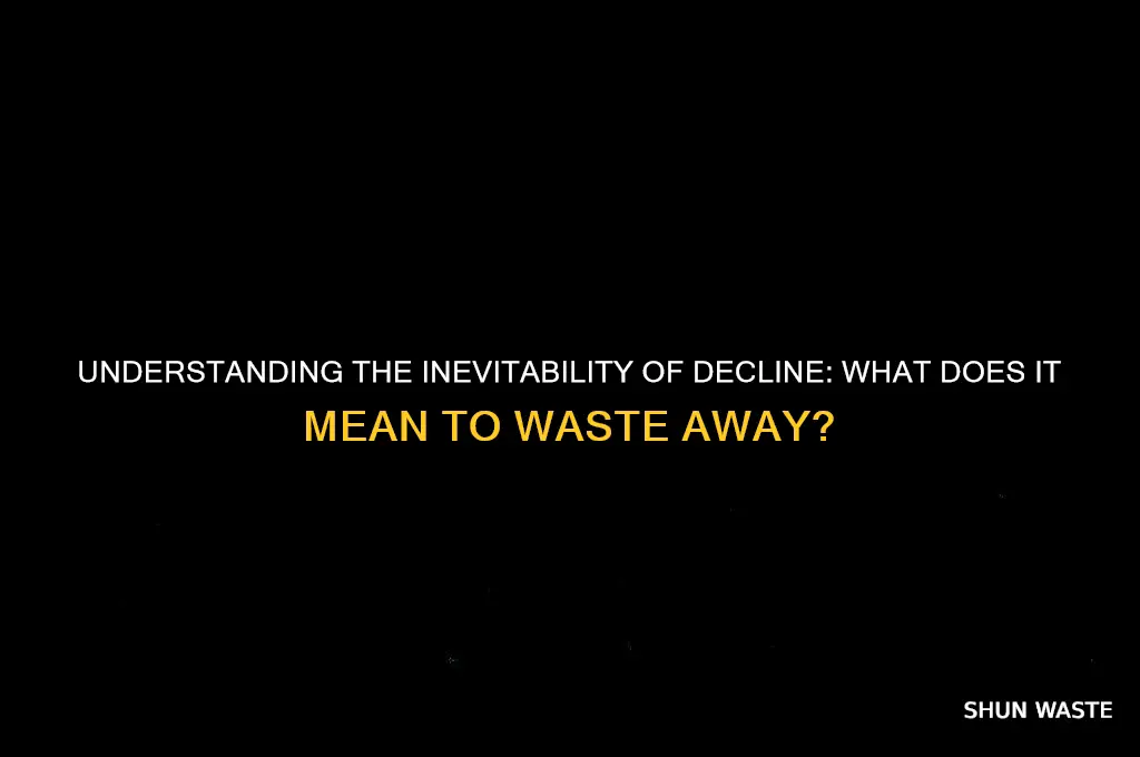 what does it mean to waste away