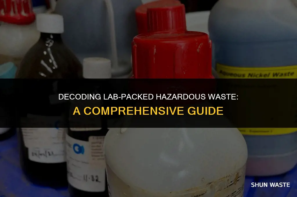 what does lab packed hazardous waste mean