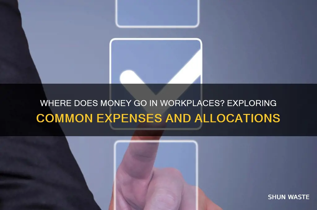 what does money get put in in work environments