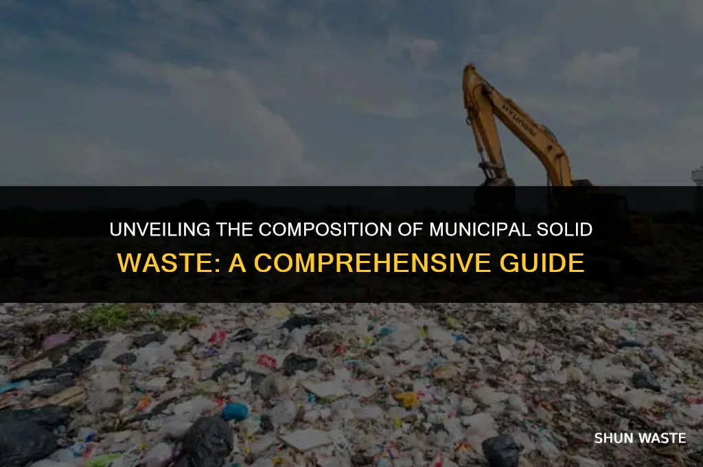 what does municipal solid waste consist of