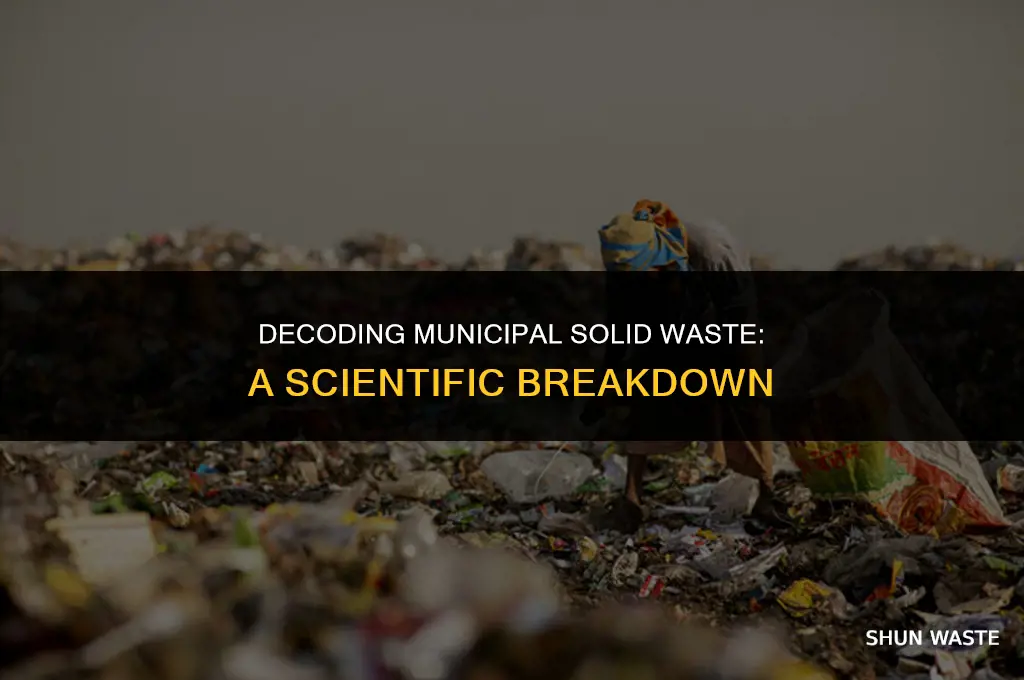 what does municipal solid waste mean in science