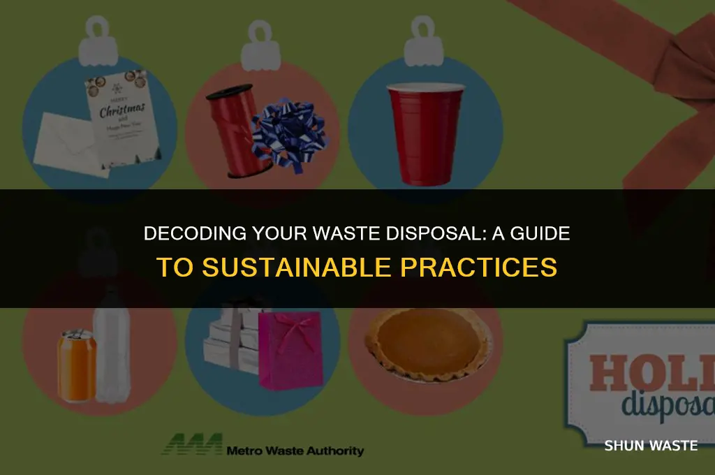 what does my waste disposal mean