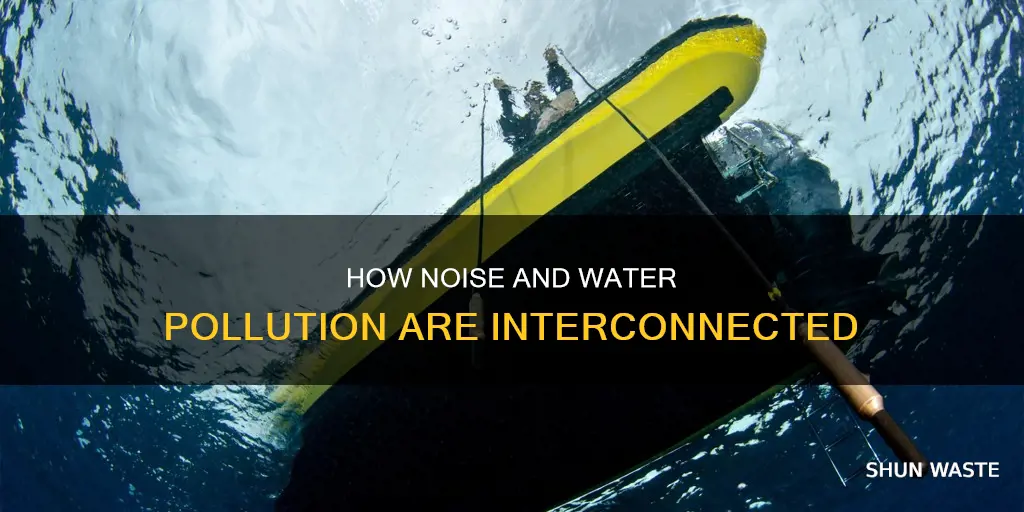 what does noise pollution have to do with water pollution
