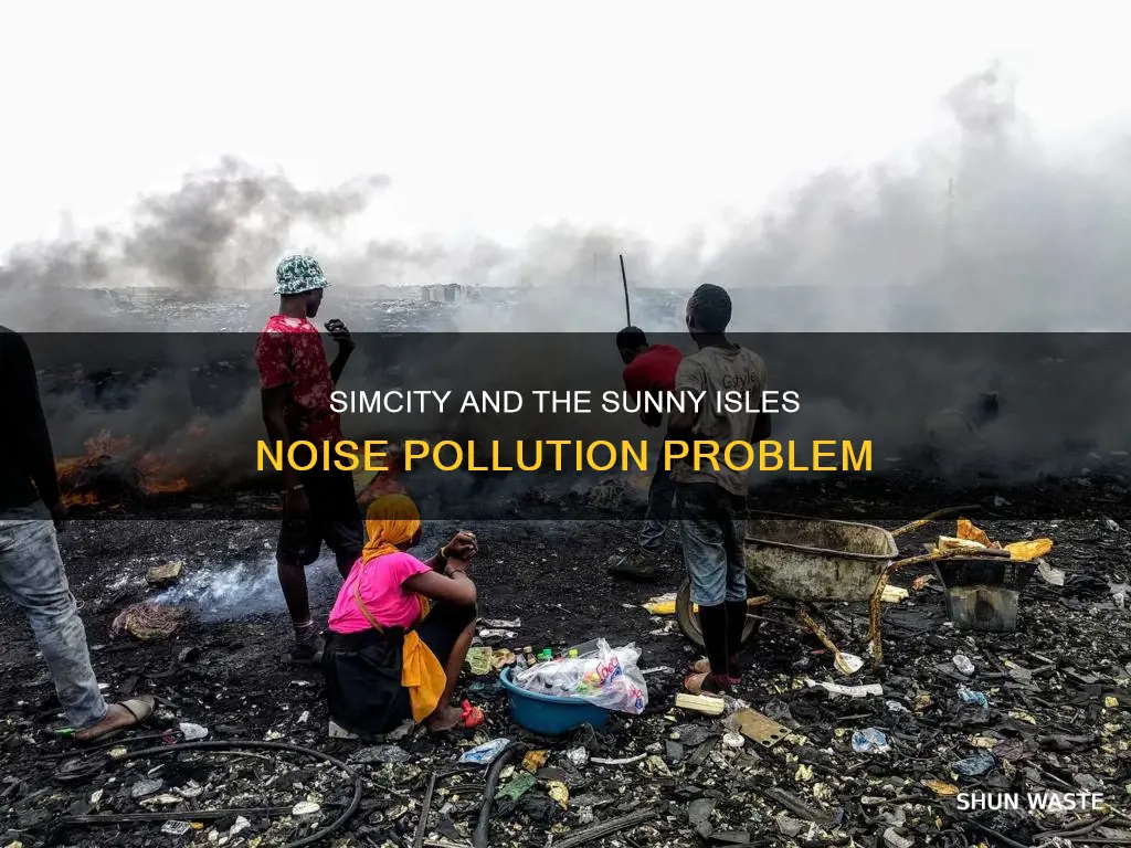 what does noise pollution sunny isles sim city mean