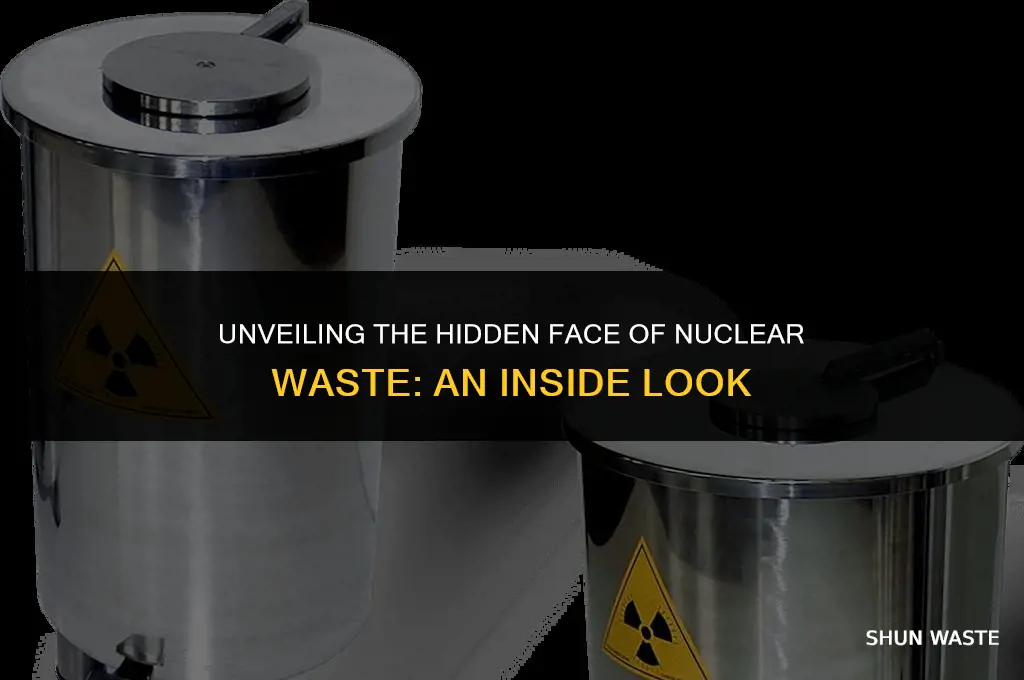 what does nuclear waste look like inside