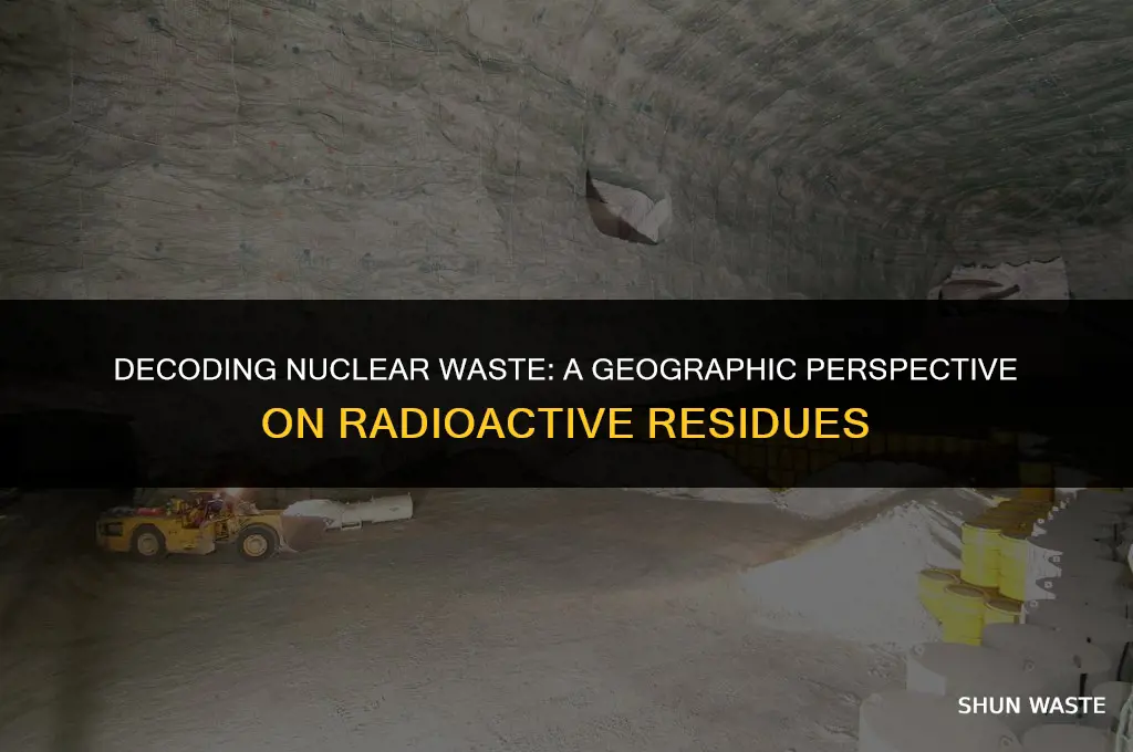 what does nuclear waste mean in geography