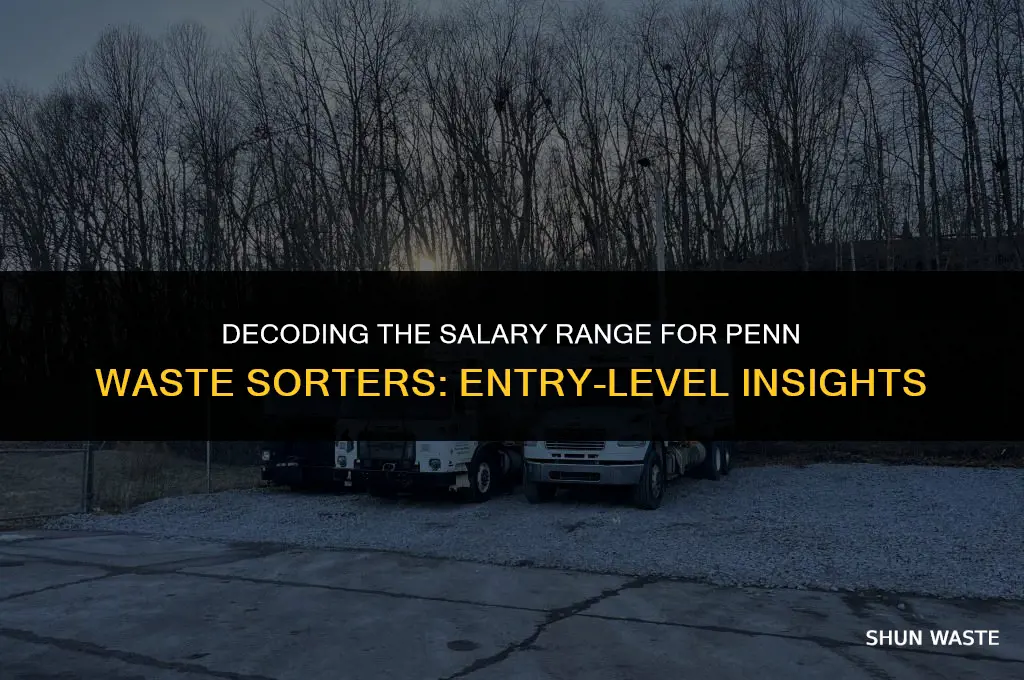 what does penn waste sorters start at