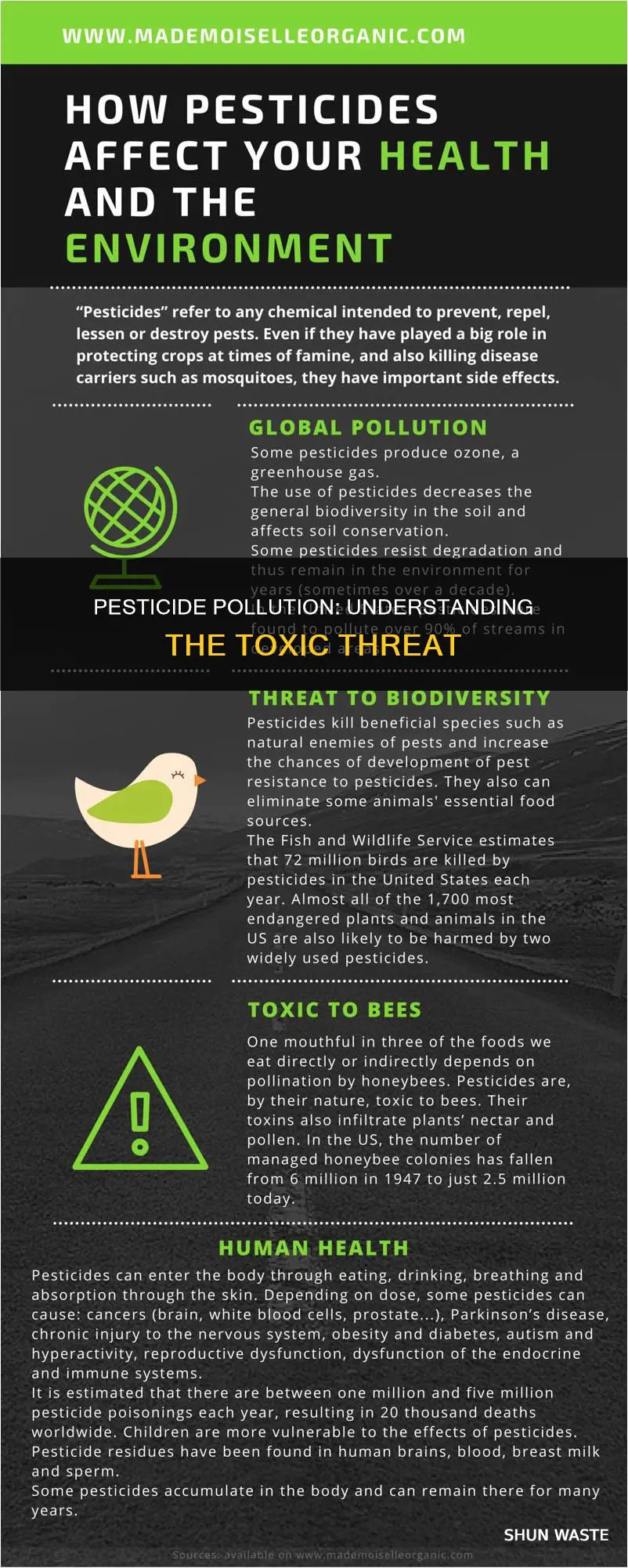 what does pesticide pollution mean