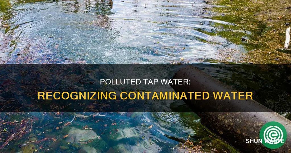 what does polluted tap water look like
