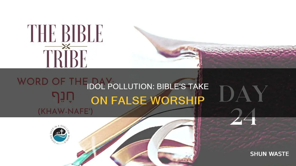 what does pollution of idols mean in the bible