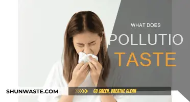 The Taste of Pollution: A Bitter Experience