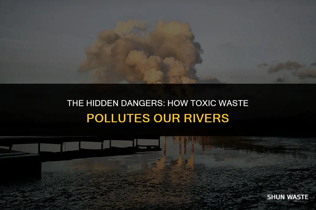 what does putting toxic waste in the river do