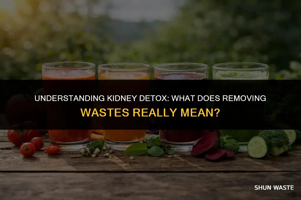 what does remove wastes from kindeys mean