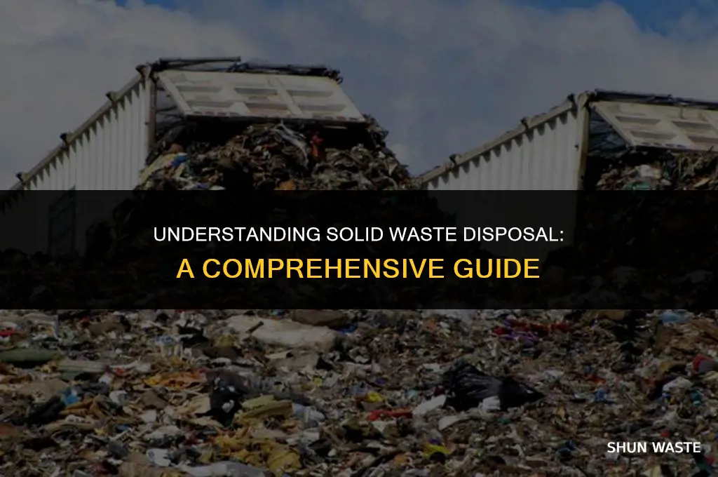 what does solid waste disposal mean