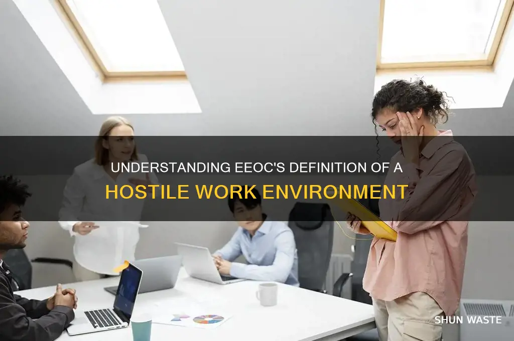 what does the eeoc consider a hostile work environment