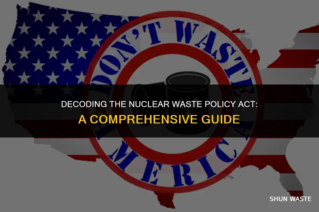 what does the nuclear waste policy act do