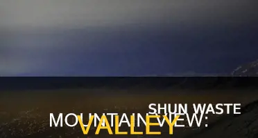 what does valley pollution look like from mountains