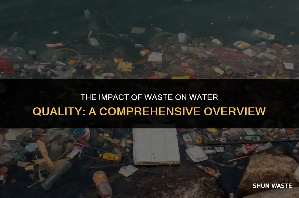 what does waste do to the water