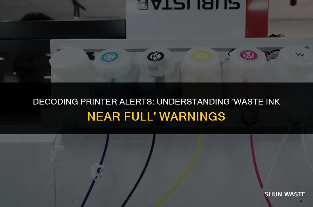 what does waste ink near full mean