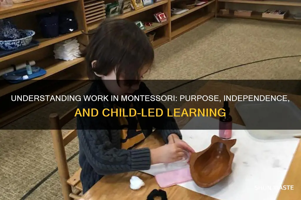 what does work mean in a montessori environment