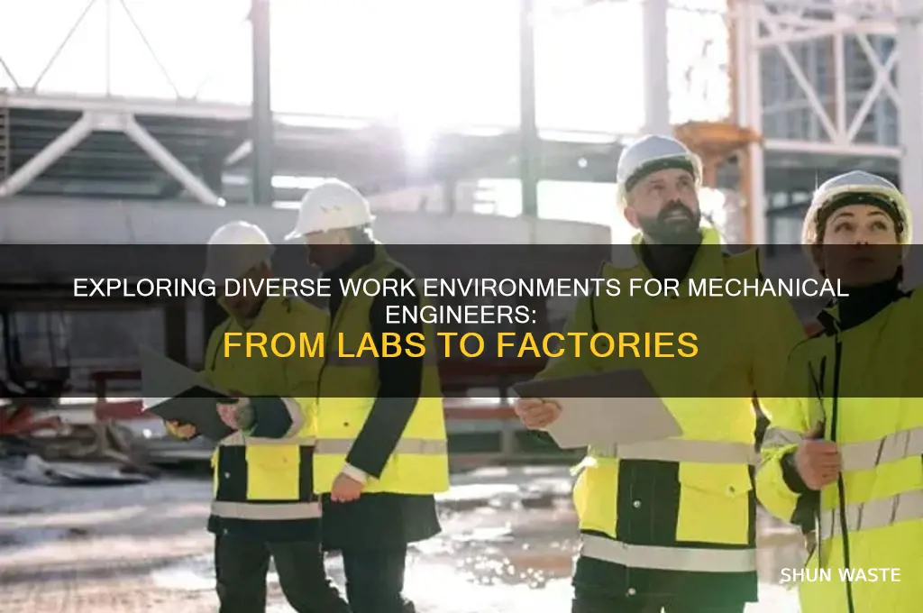 what environment do mechanical engineers work in