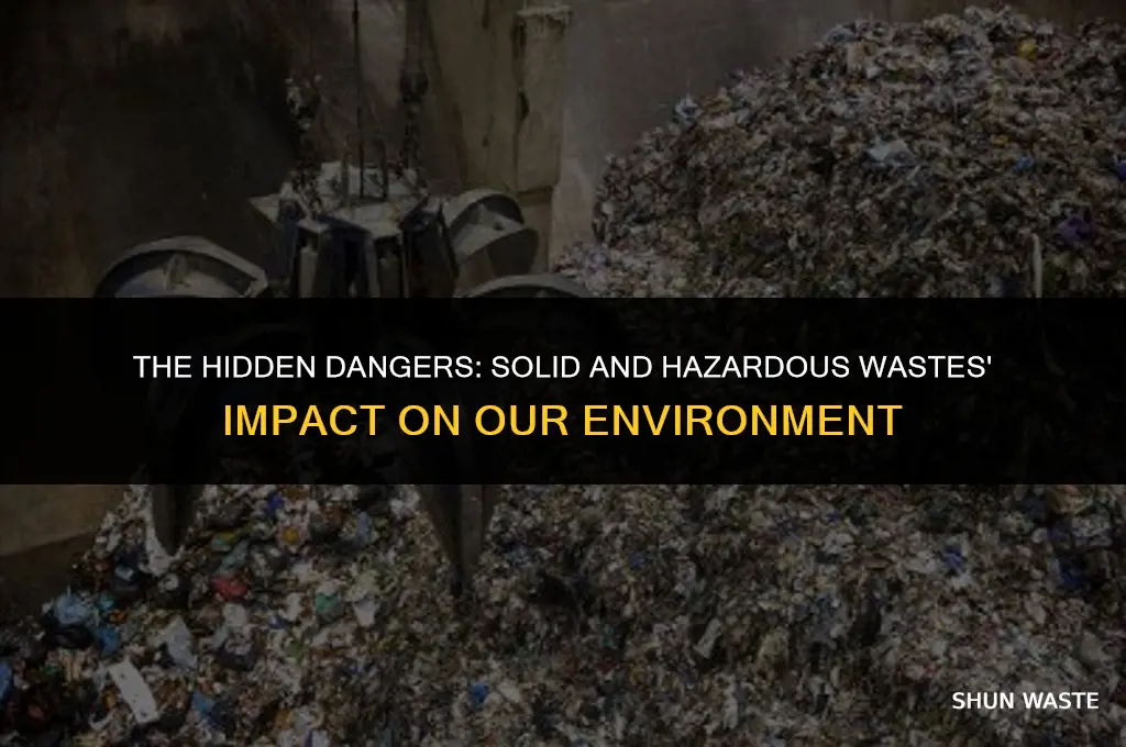 what environmental problems are related to solid and hazardous wastes