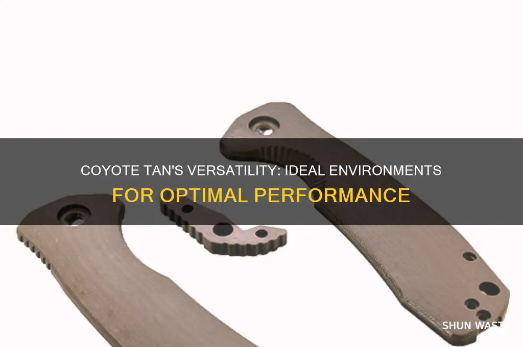 what environments does coyote tan work in