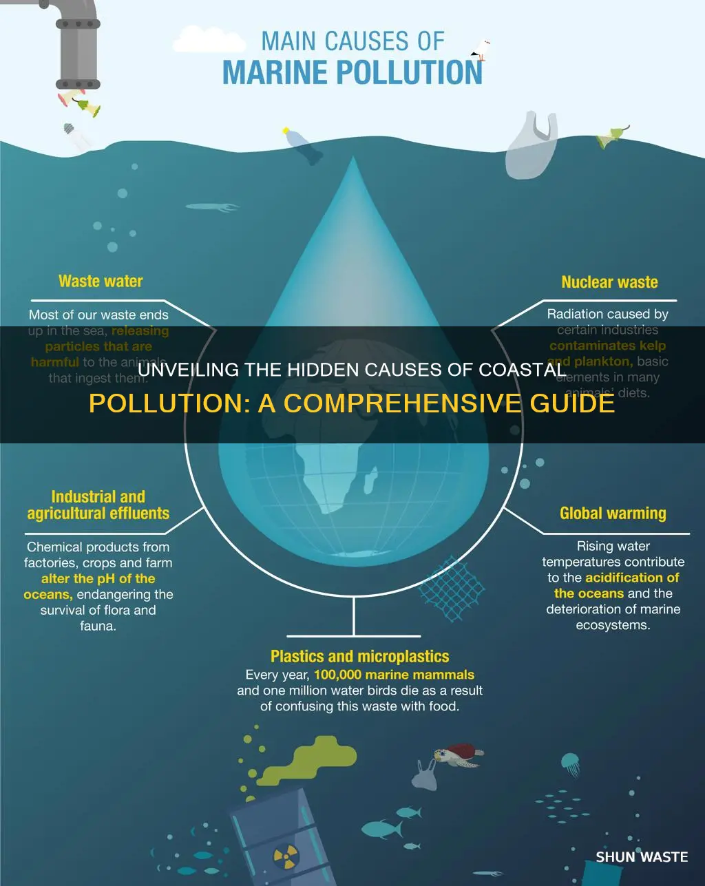 what factors could cause the coast of pollution