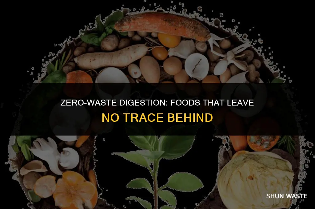 what food can be completely digested with no waste byproducts