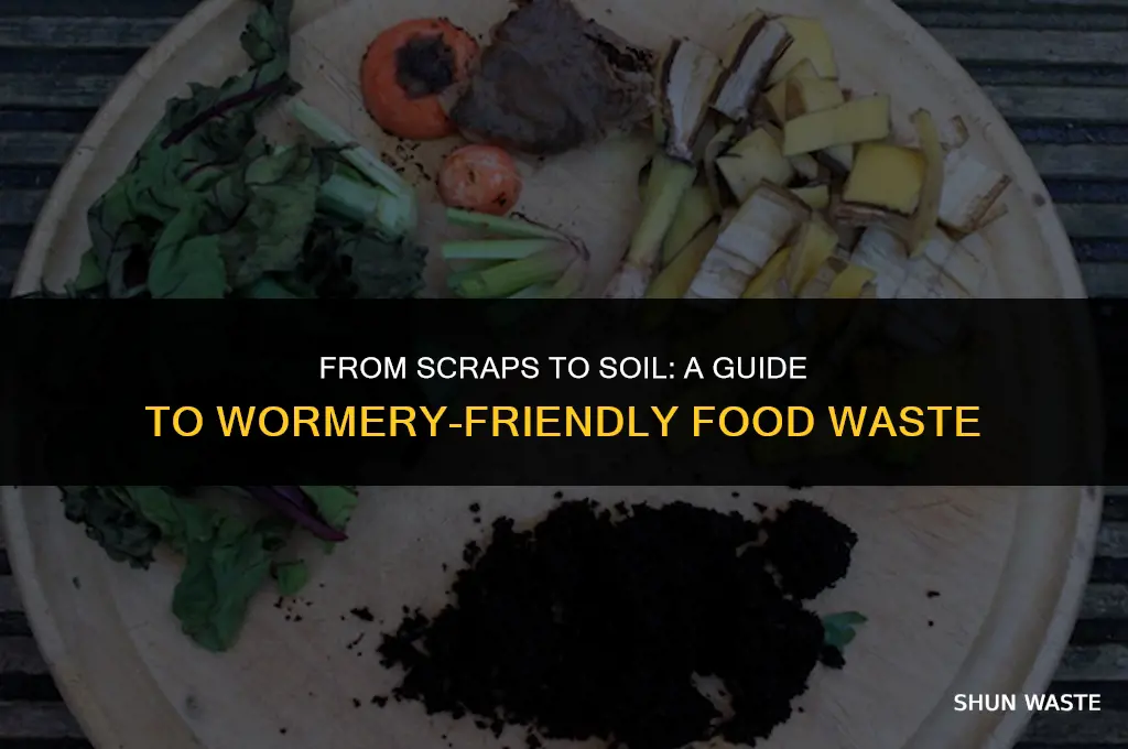 what food waste can you put in a wormery
