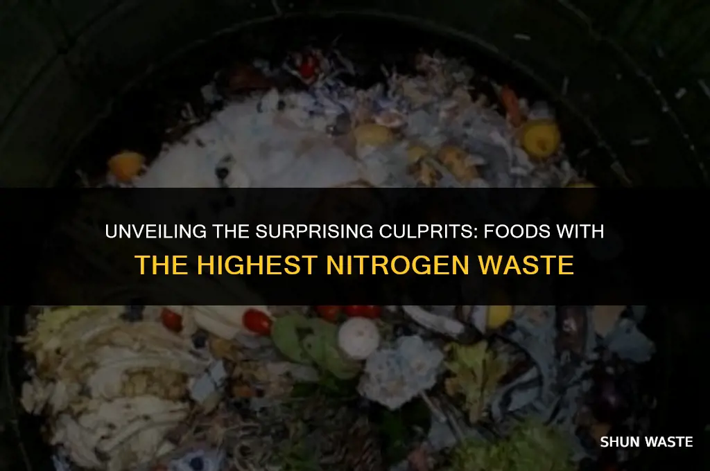 what food waste contains the most nitrogen