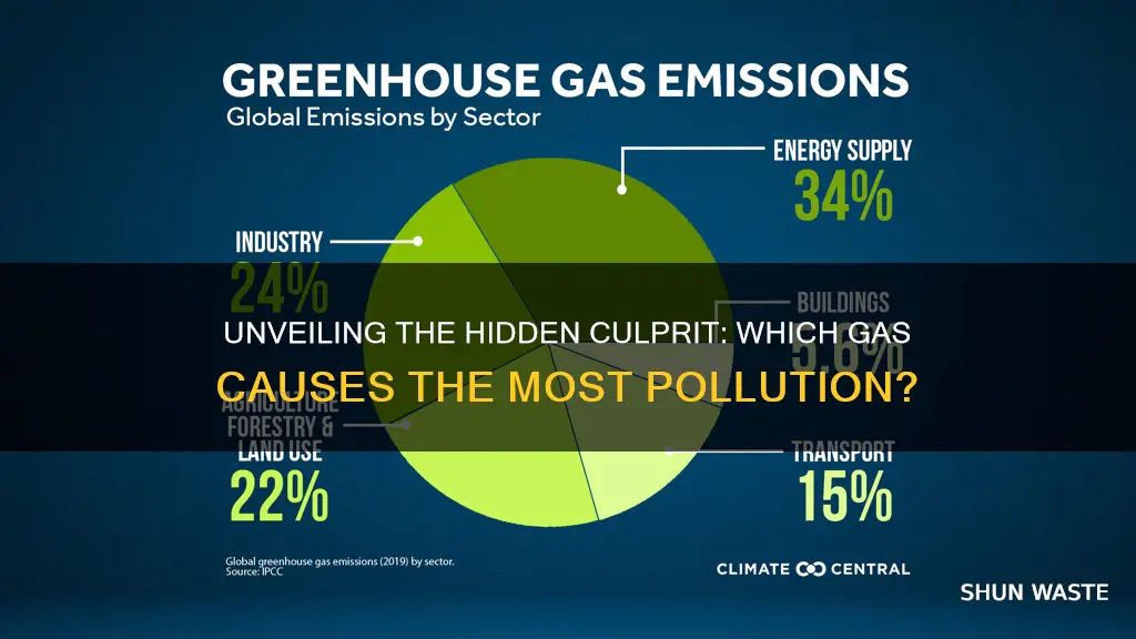 what gas cause maximum pollution