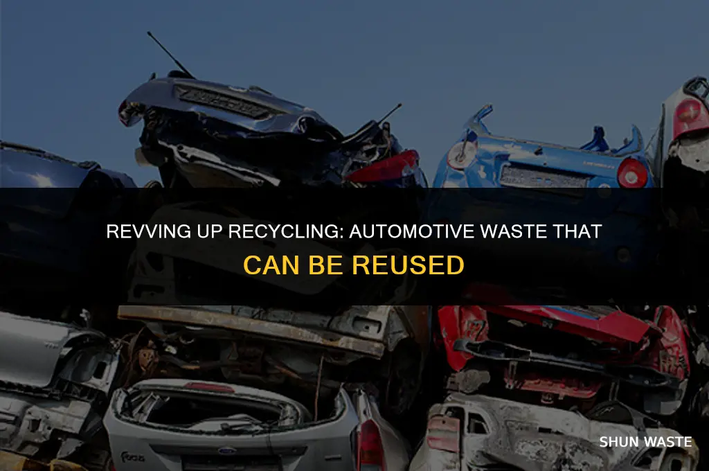 what general waste in an automotive workplace can be recycled