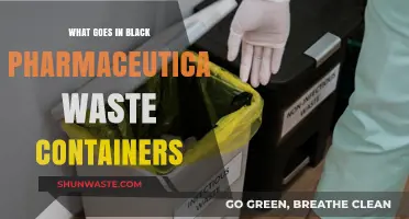 Understanding Black Pharmaceutical Waste Containers: Contents and Proper Disposal Practices