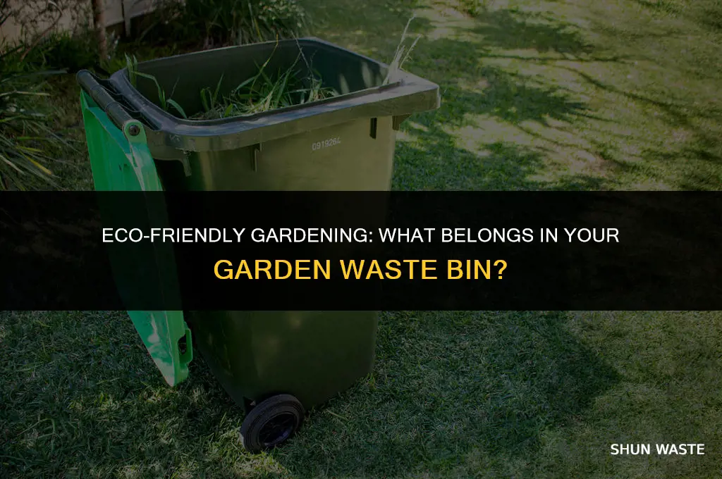 what goes in the garden waste trash can