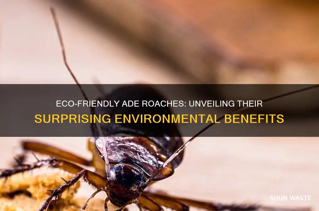 what good ade roaches to the environment