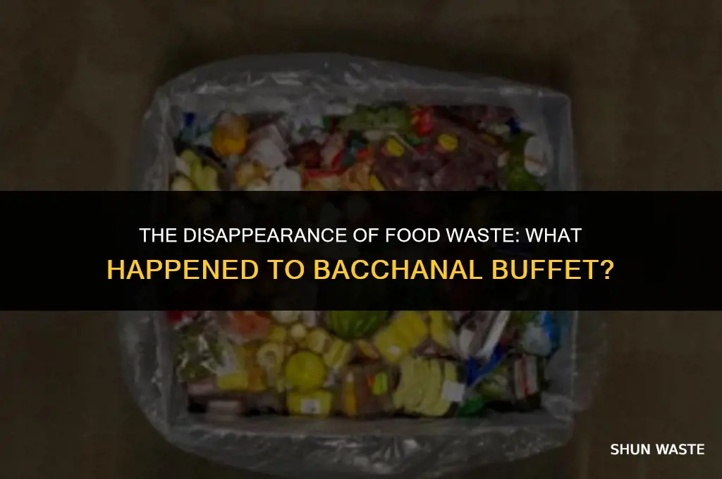 what happened to food waste bacchanal buffet
