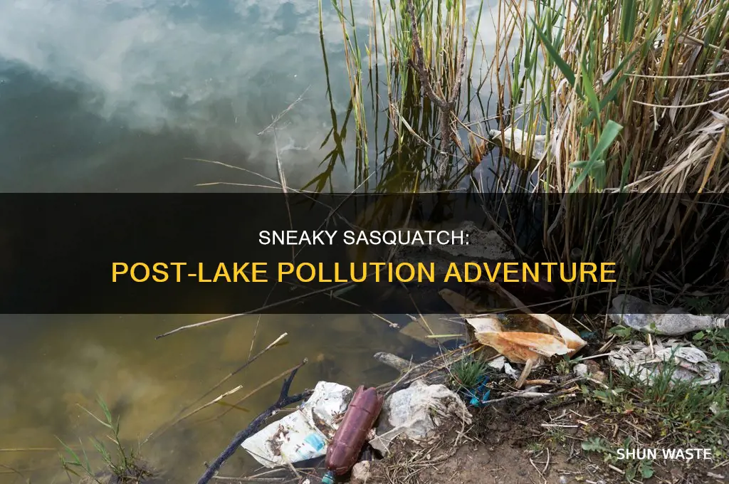 what happens after the lake pollution in sneaky sasquatch