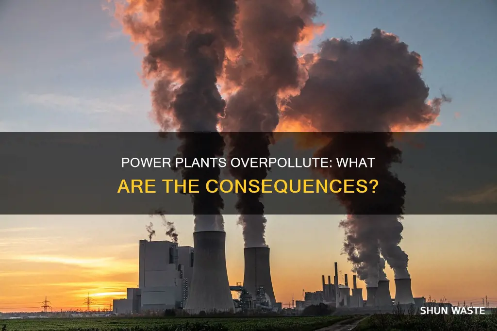 what happens if the power plants pollute more than allowed