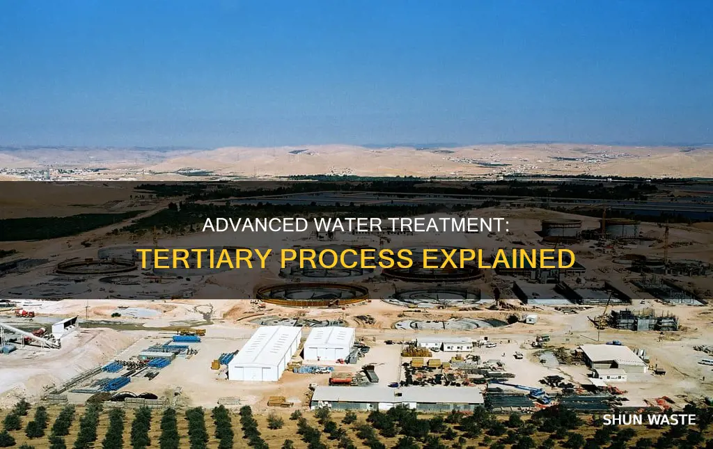 what happens in tertiary treatment for water pollution