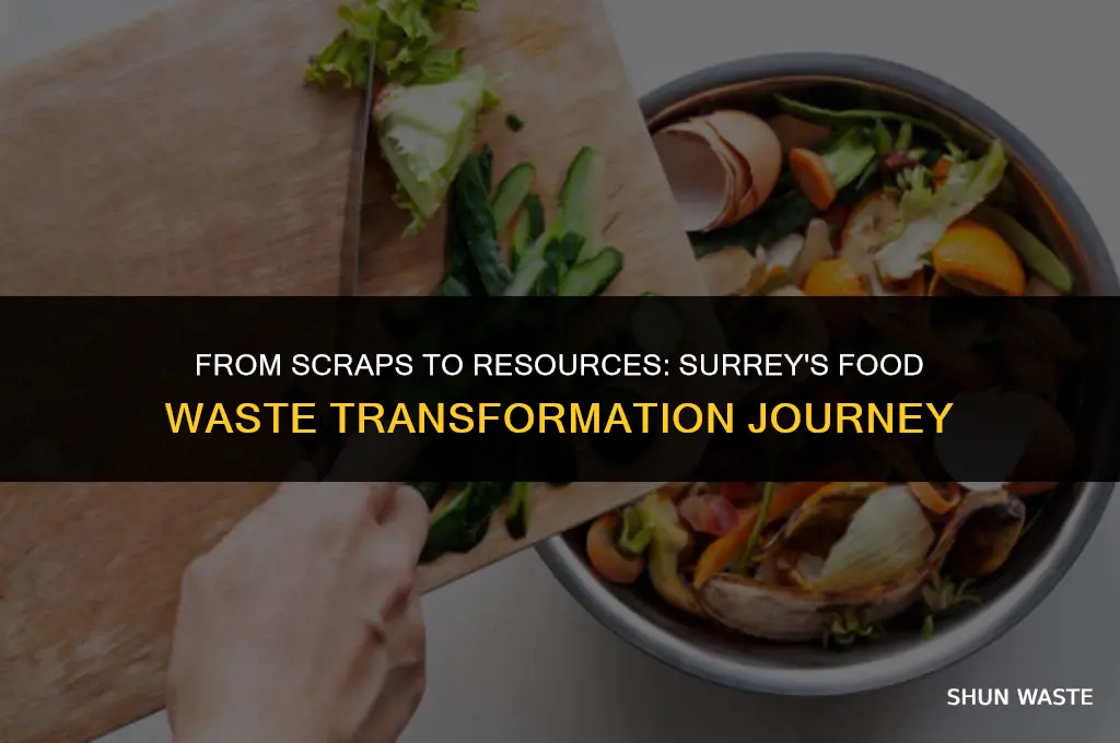 what happens to food waste in surrey