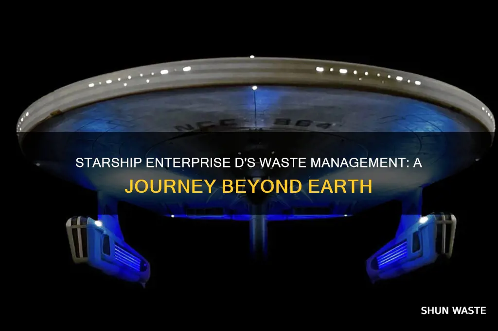 what happens to human waste abourd the starship enterprise d